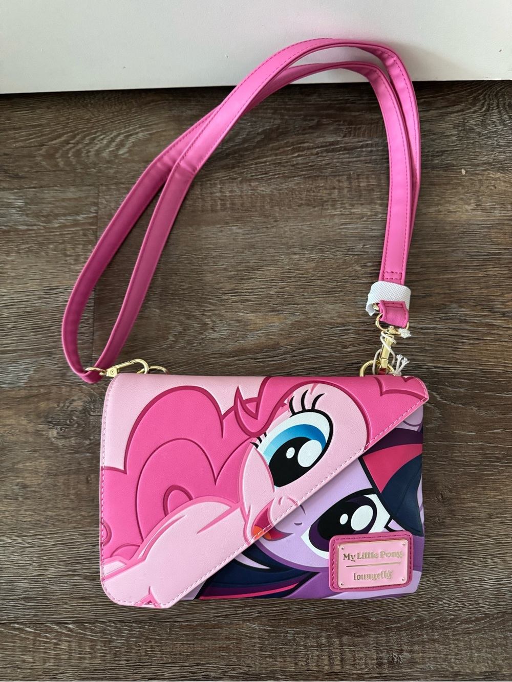 Loungefly Pink My Little Pony Character Crossbody Bag